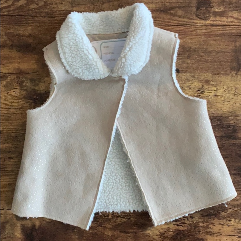 French Fur Baby Vest by OKAÏDI OBAÏBI